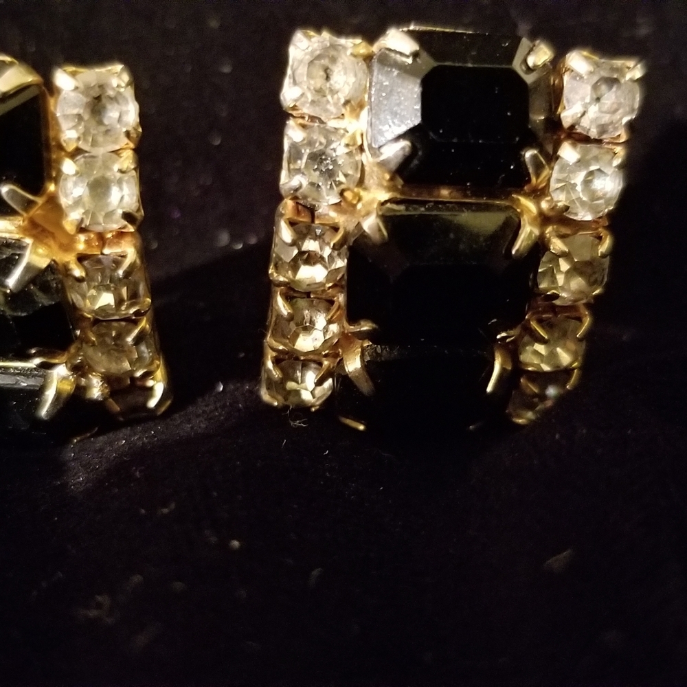 Vintage clip on earrings